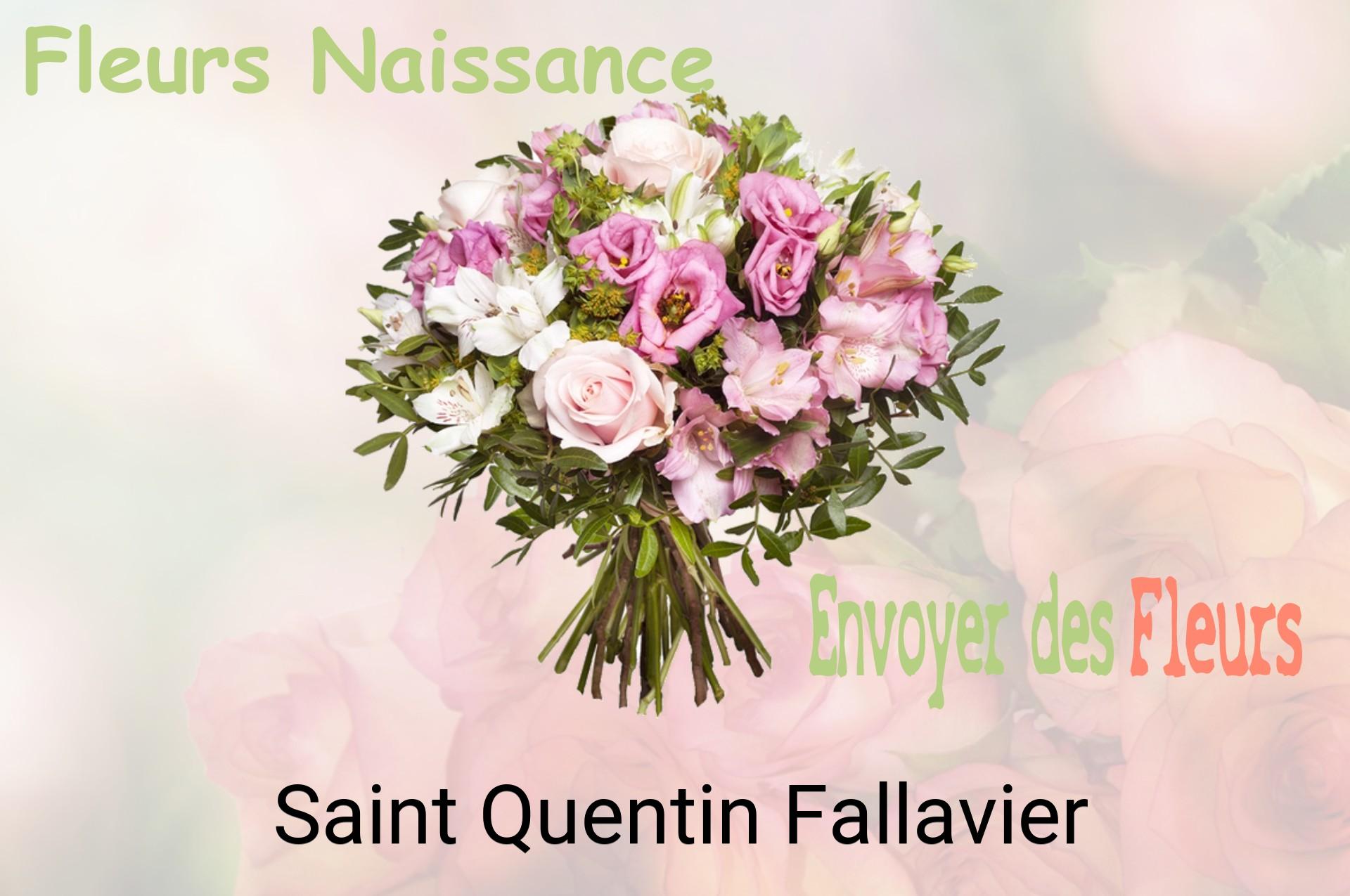 Bouquet de fleurs de naissance livré à Saint-Quentin-Fallavier